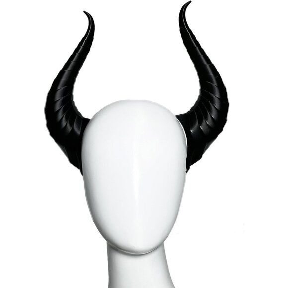 Women Headband with 3D Devil Horns Lightweight Unisex Costume Accessory - Picture 1 of 5